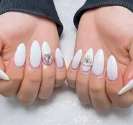 チップ長さ出し+ワンカラーorラメグラ