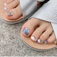 【ジェルオフ無し】フット★ワンカラー★丁寧甘皮ケア付き