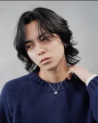 メンズ【ミディアム】骨格矯正カット🔥➕スパイラルパーマ