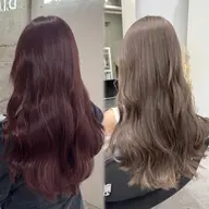 🌈🦄🩵更なる透明感◎【ブリーチ無しダブルカラー＋クイックTR】🫧#韓国