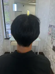 自然な仕上がりの根元白髪染め🍃 ➕  血行促進！炭酸スパ🫧