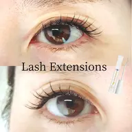 マツエクシングル　フラット上80本　コーティング仕上げ