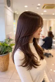 前髪縮毛矯正＋前髪カット +メンテナンストリートメント