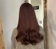 💖一度で高発色フュージョニストカラー💖暖色系カラー+カット+フローディア高保湿トリートメント/ピンク