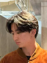 【当店人気No.1🥇】｜minimo限定｜メンズカット＋フェザーパーマ＋頭皮ケアマッサージ