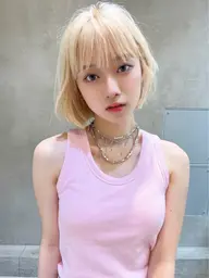 【色落ちまで可愛く💞💞】ダブルカラー(ブリーチ込み)+1 step treatment