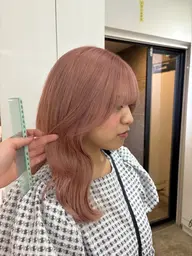 ブリーチ1回(リタッチも可)+カラー+TR🎀(こちらはアシスタントによる施術です)