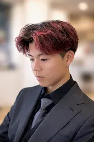 🦅カット+フェザーパーマ🦅