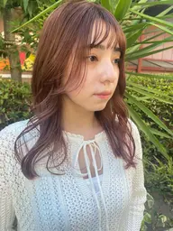 🌟人気No.1 【透明感×ツヤ感が叶う】 カット+カラー+トリートメント