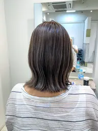 🌟🌙ハイライト🌙🌟(ケアブリーチ)＋カラー(全体)+前髪カット+艶トリートメント💟