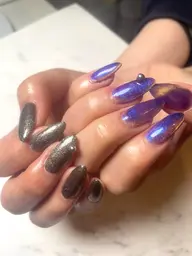 マグネットネイル&砂ジェル&銀玉ネイルさ