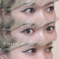 .*・゚アイドルまつげ.*・゚束感マツエク フラットラッシュ120本まで+美容液コーティングプレゼント 9800円