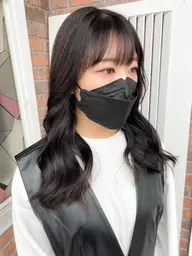 顔まわりカット＋顔まわりパーマ