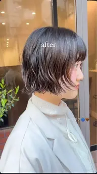 カット＋レディースパーマ