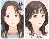 【前髪のぱっくり割れ解消】クロスパーマ+前髪カット