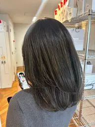 透明感カラー+髪質改善トリートメント