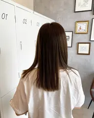 透明感ケアカラー＋髪質改善オージュアTR