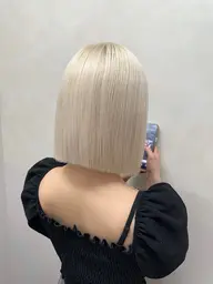 【2.3まで練習モデル】2ブリーチ➕カラー➕TR【ハイトーン/ブリーチ/リタッチ/ワンカラー/トリートメント】