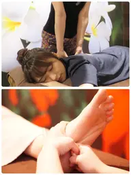 足のだるさ徹底解消★全身もみほぐし＋足ツボ＋足湯付￥5,500