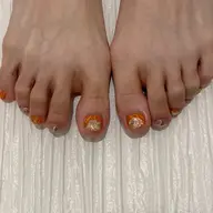 フット👣ニュアンスネイル🖤親指デザインコース🍀/オフケア無料🆓