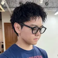 ルーズパーマ🌀＋メンズショートカット✂︎＋トリートメント付き