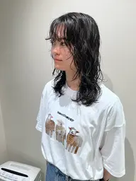 🪼ミニモ限定50%オフ🪼似合わせカット➕パーマ➕オージュア3ステップトリートメント(シャンプー込み)