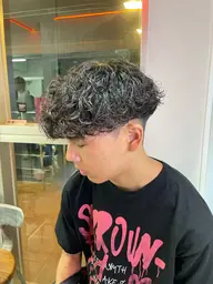 【🔥当日限定クーポン🔥】カット+メンズパーマ+トリートメント(どのパーマでもok)