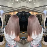 ◉全頭ブリーチダブルカラー+前髪カット+艶トリートメント◉