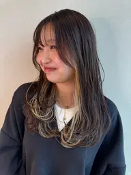 【韓国風👧🏻】カット+インナーカラー+フルカラー+3ステップ