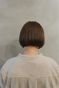 【人気メニュー🧣】大人切りっぱなしボブ＋トリートメント