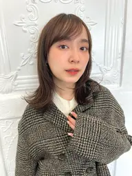 似合わせ前髪カット＋潤いダメージレス❣️最高級ワンカラー(補修トリートメント付き)🌈🫧