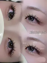 オフあり フラットラッシュ本数:時間内で可能な限り(目安80~120本前後)デザイン選べます♡