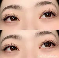 【アップワードラッシュ】影まつ毛解消♪フラットラッシュ/140本/他店オフ込