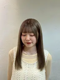 W color(ブリーチ＋ケアカラー)【前処理トリートメント付き✨️】※long料金なし※