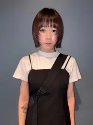 【2月限定🎵ྀི】ボブレイヤーカット✂️ナチュラルだけど一癖あるカット🐈‍⬛