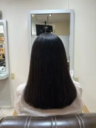 縮毛矯正+トリートメント
