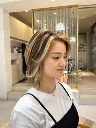 似合わせカット＋👑透明感UPハイライトカラー👑