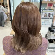 カット+ダブルカラー（ブリーチなし）