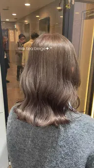 【期間限定‼️】全頭ブリーチモデル˖ ࣪⊹＋選べる卵殻トリートメント付き🌀︎‪🩷