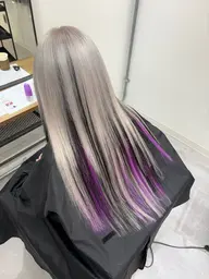 高持続💓フルカラー＋【バージンー毛】シールエクステ80枚＋馴染ませカット💎
