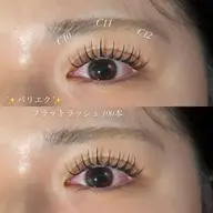 【✨ご新規様限定クーポン✨】🎀パリエク100本~🎀(フラットラッシュ)+20本 ¥1100円