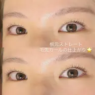 まつげパーマ モデル練習