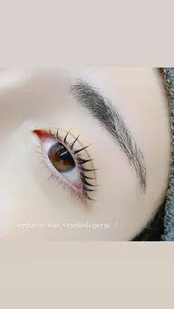 🏷まつげパーマ+美眉アイブロウWAXセット