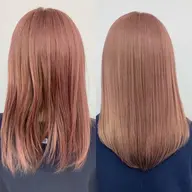 🎨透明感ワンカラー+髪質改善Ribbonトリートメント