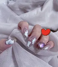 【チップ長さ出し10本】(ソフトジェルオフあり)ワンカラーor ラメグラデーション