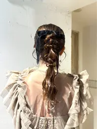 【土日･祝】 .☘︎ ݁˖ ヘアメ、ヘアアレンジ .☘︎ ݁˖（編み下ろし限定）