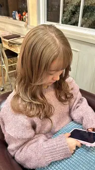 カット＋ケアブリーチオンカラー＋艶髪トリートメント🌈✨⚠︎補足必読⚠︎