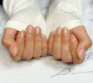 クリアジェル　甘皮ケア＋透明ジェル　オフ別