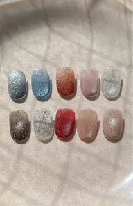 うるうる🫧フラッシュマグネットネイル+甘皮ケア+保湿オイル