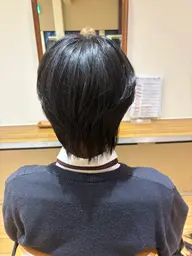 メンズウルフカット